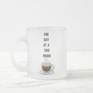 Daily Motivation Mug- Frosted Glass Coffee Mug