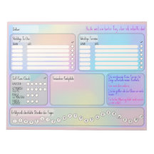 Daily Plan for Focus and Self-Care