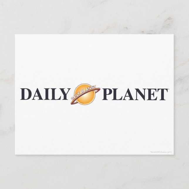 Daily Planet Logo Postcard (Front)