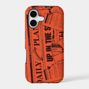 Daily Planet Pattern - Red