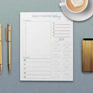Daily Planner 2026 Calendar Notes and To Do List