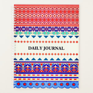 Daily Planner 2026 with pattern