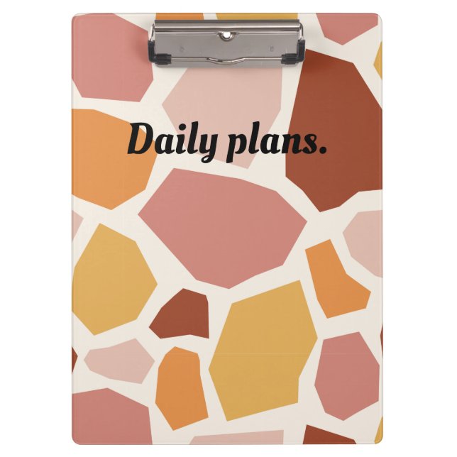 Daily planner clipboard (Front)