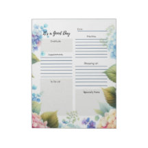 Daily Planner Elegant Floral Border