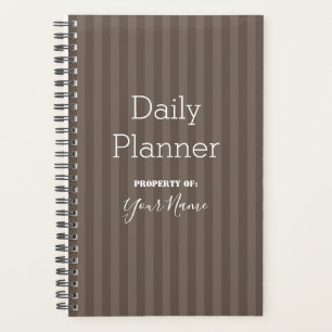 Daily Planner in Any Colour Stripe - HAMbWG