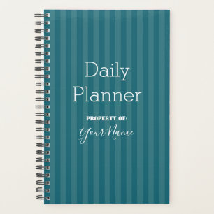 Daily Planner in Any Colour Stripe - HAMbWG