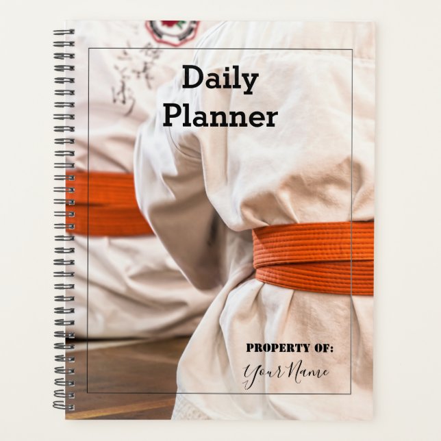 Daily Planner - Karate - HAMbWG (Front)