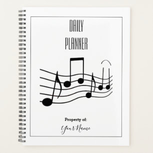 Daily Planner - Musical Notes - HAMbWG