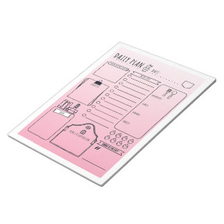 Daily planner note pad