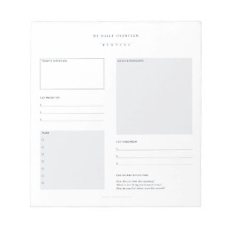 DAILY PLANNER NOTEPAD