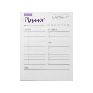 Daily Planner Pad