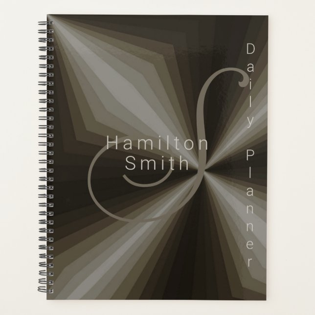 Daily Planner Personalised- HAMbyWG - Taupe (Front)