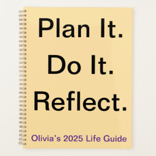Daily Planner - Plan It Do It Reflect Edition