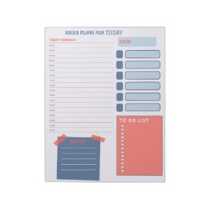 Daily Planner Schedule Notes and To Do Lists