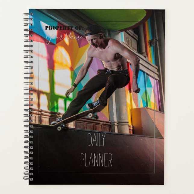 Daily Planner - Skateboarding - HAMbWG (Front)