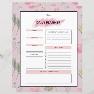Daily Planner Template