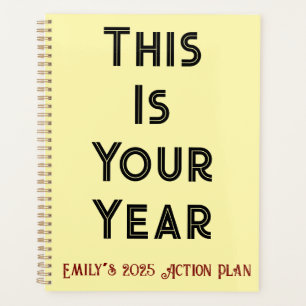 Daily Planner - This Is Your Year Custom Plan