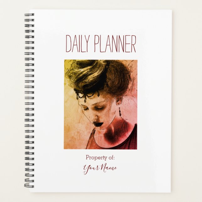 Daily Planner - Vintage Look - HAMbWG (Front)