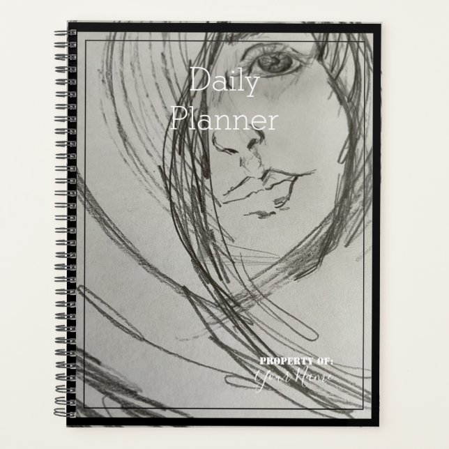 Daily Planner with a Art Theme - HAMbWG (Front)