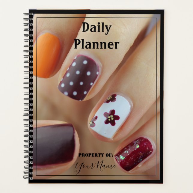 Daily Planner with ANY colour Cover - HAMbWG (Front)
