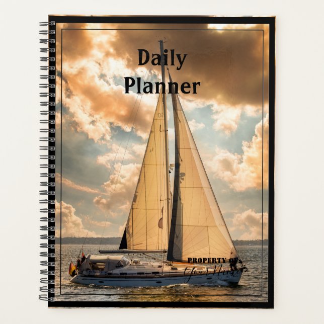 Daily Planner with ANY colour Cover - HAMbWG (Front)