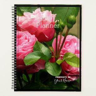 Daily Planner with Pink Roses - HAMbWG