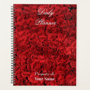 Daily Planner with Red Roses - HAMbWG
