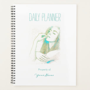 Daily Planner - Woman Aqua - HAMbWG