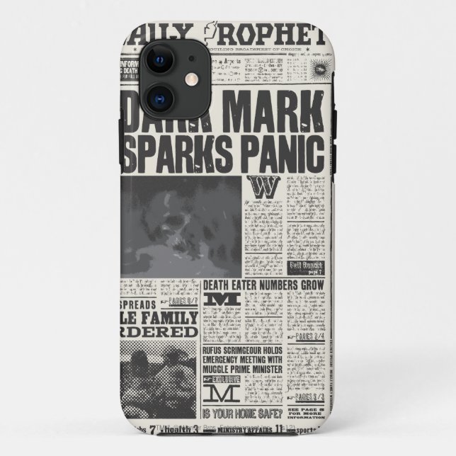Daily Prophet Front Page Case-Mate iPhone Case (Back)
