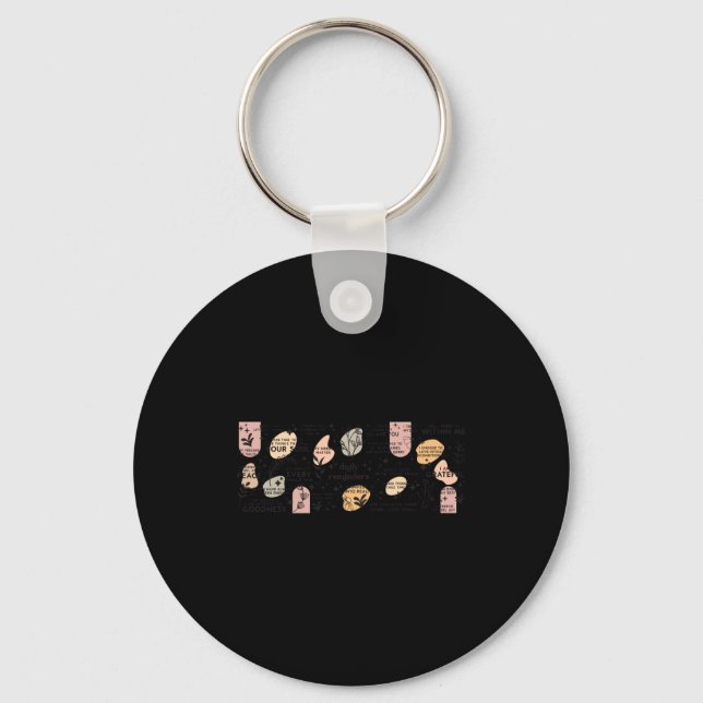 Daily Reminders Affirmation Mug  Key Ring (Front)