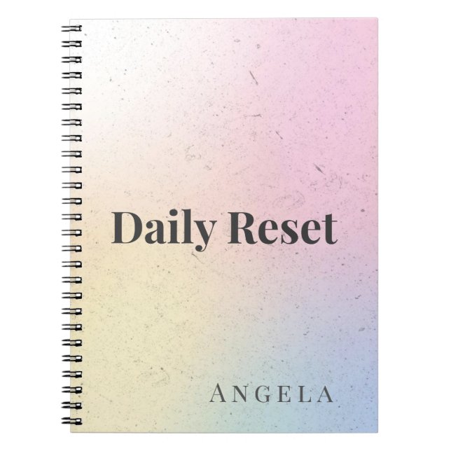 Daily Reset Journal Notebook (Front)