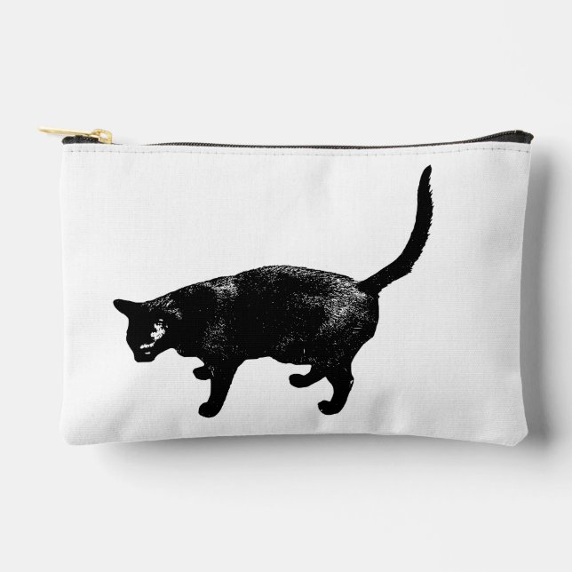 Daily Routines With Graceful Black Accessory Pouch (Front)