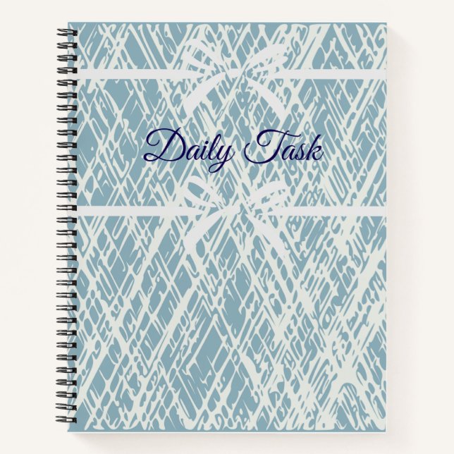 Daily Task Notebook (Front)