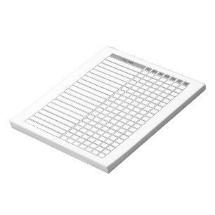 Daily Tasks Checklist Notepad