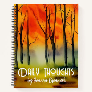 Daily Thoughts Custom Name Journal