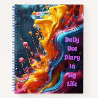 Daily Use Diary In My Life Notebook
