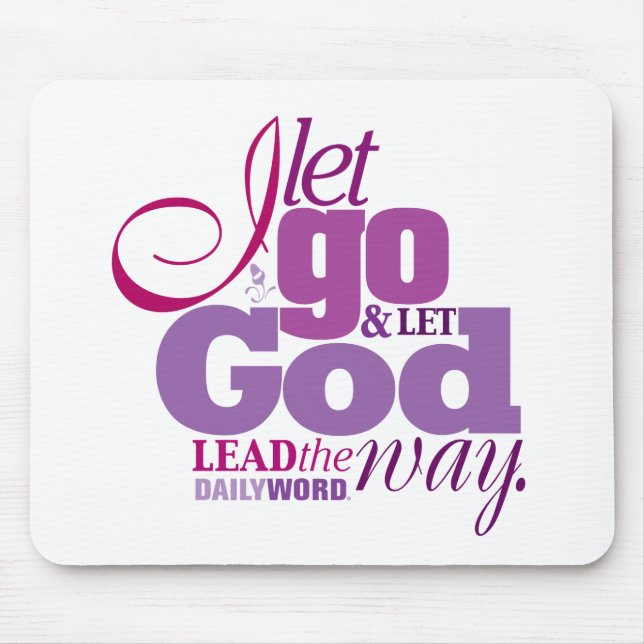 DAILY WORD®  “Let Go, Let God” Mousepad (Front)