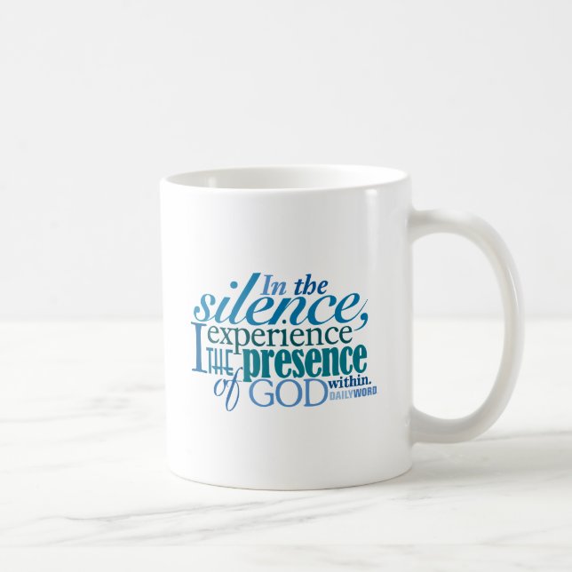 DAILY WORD® "Silence" Mug (Right)