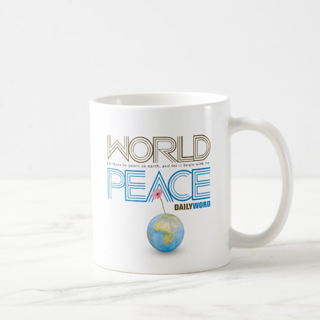 DAILY WORD®  “World Peace” Coffee Mug (Right)