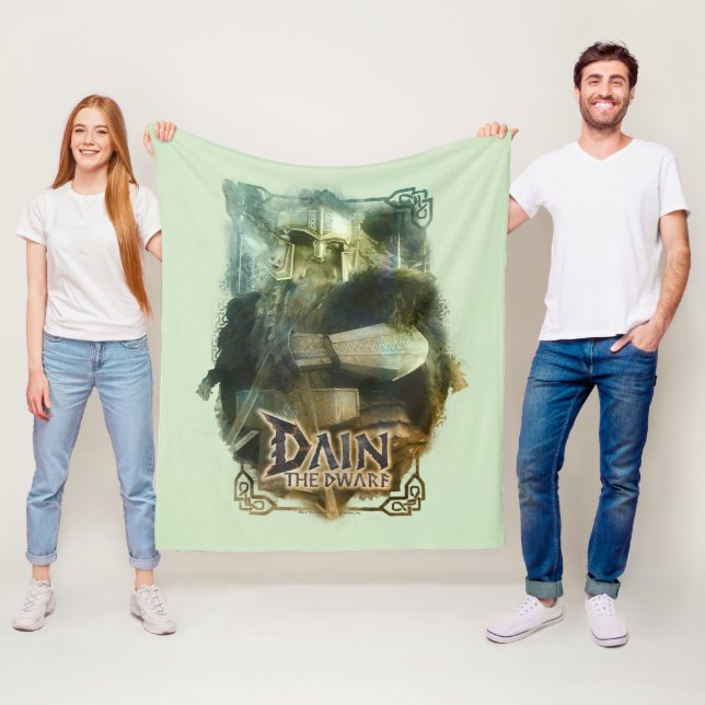 DAIN THE DWARF™ FLEECE BLANKET (In Situ)