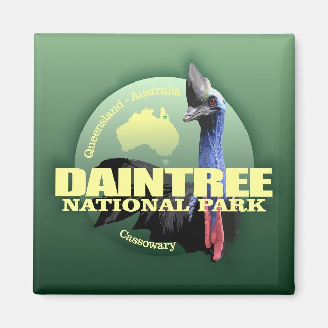 Daintree NP (Cassowary) WT Magnet (Front)