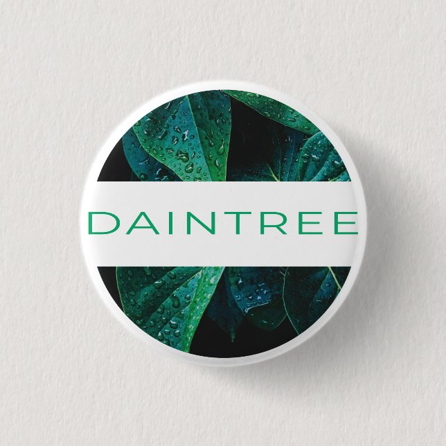 Daintree Rainforest	 3 Cm Round Badge (Front)