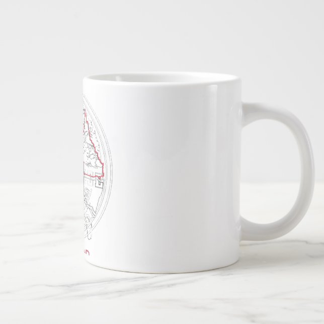 Daintree Rainforest	 Large Coffee Mug (Right)