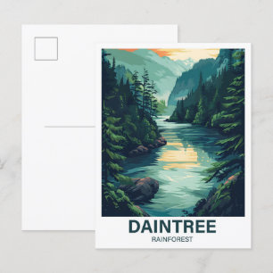 Daintree Rainforest Queensland Australia Travel Postcard