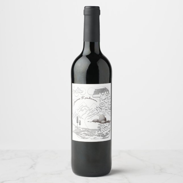 Daintree Rainforest Wine Label (Front)