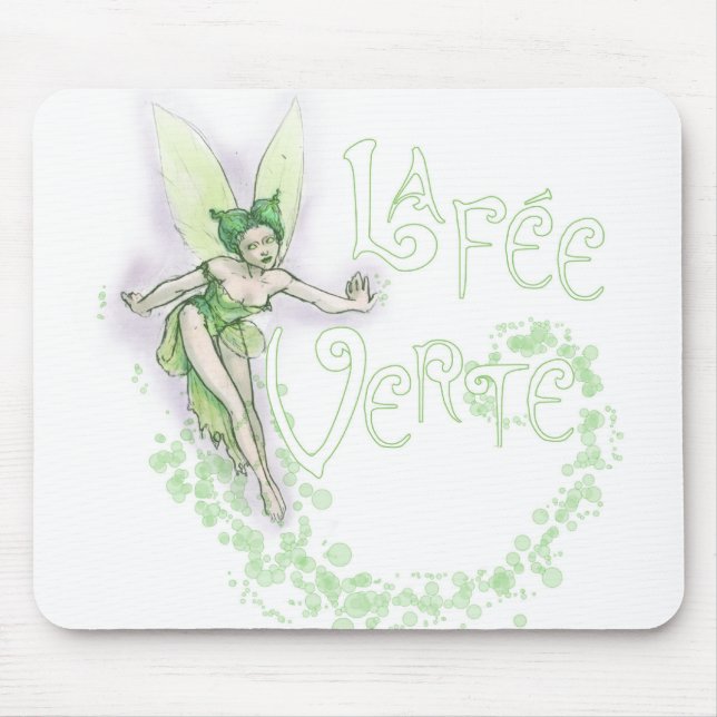 Dainty Absinthe La Fee Verte III Mouse Mat (Front)