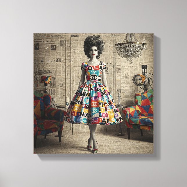 Dainty Beauty Canvas Print (Front)