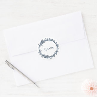 Dainty Bird Classic Round Sticker