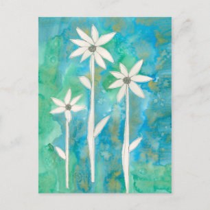Dainty Daisies I Postcard