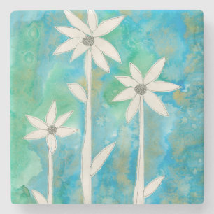 Dainty Daisies I Stone Coaster